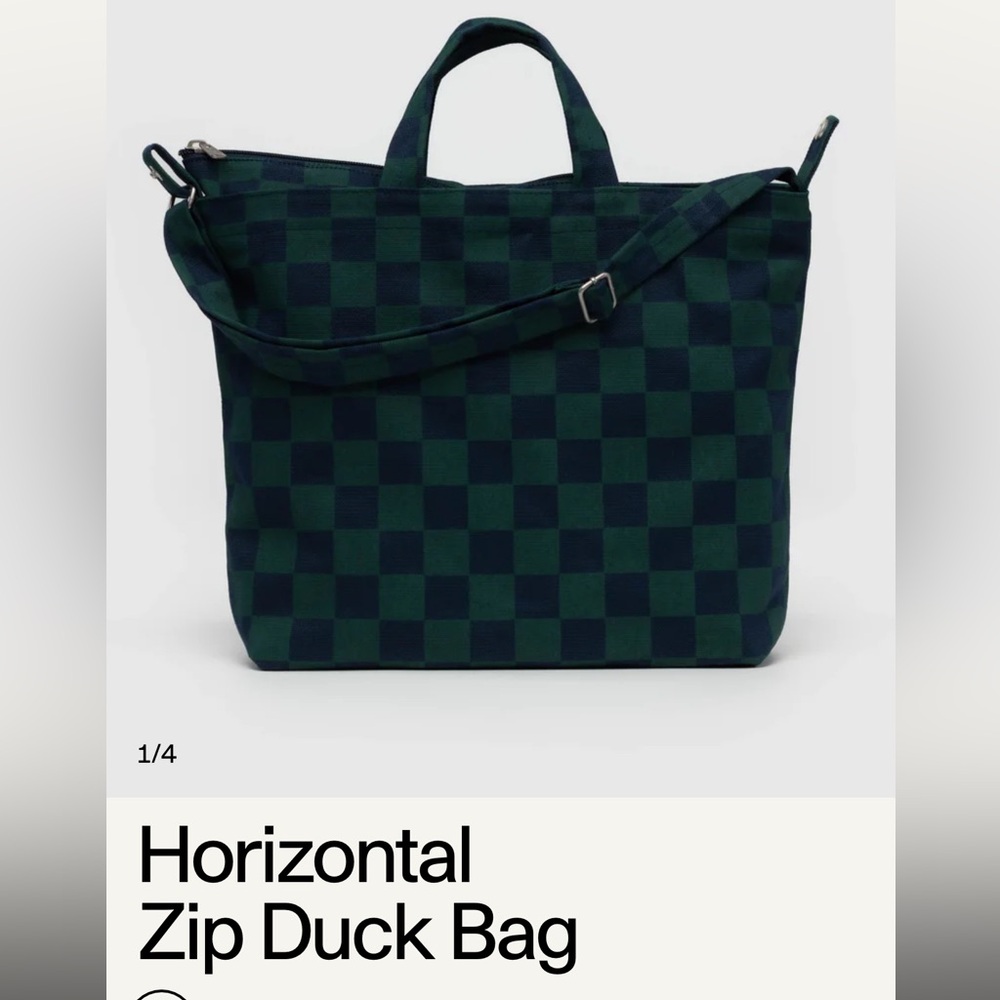 NWT Baggu horizontal zip Duck Tote
